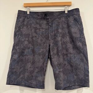 Greyson Montauk Men's Herringbone Bermuda Shorts 10” Size 36